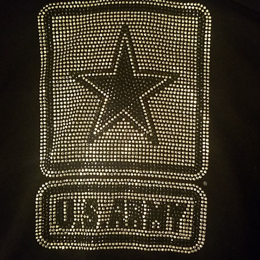 Victoria's Secret PINK Army Bling hoodie - Picture 2 of 3